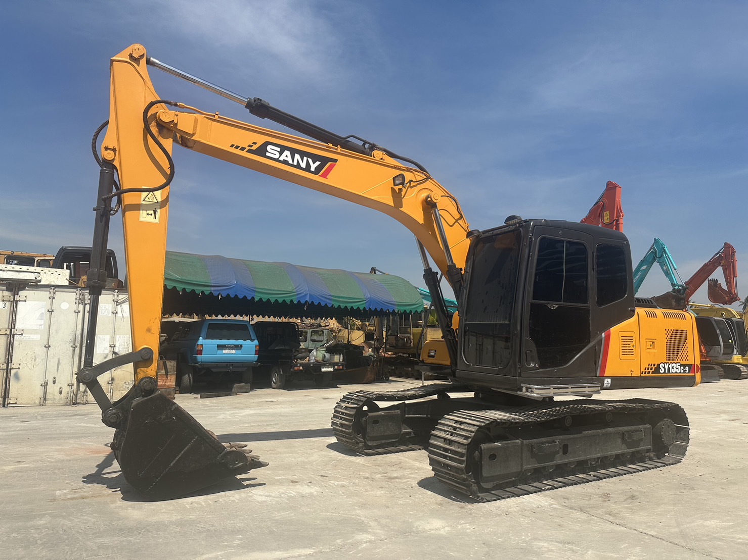 SanySY135Cเก่านอก ราคารวมVATแล้ว