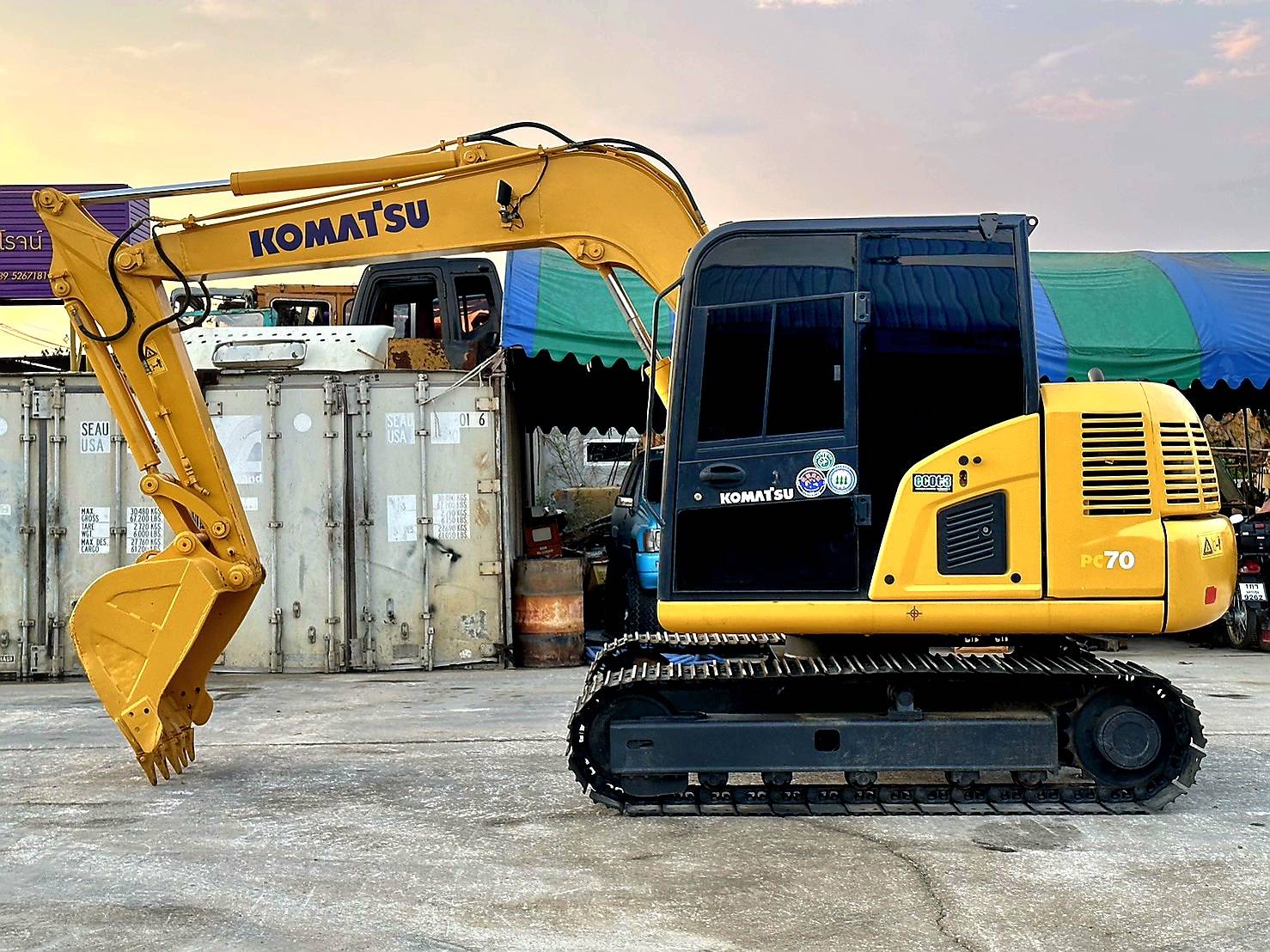 Komatsu 70-8เก่านอก3173ช.ม