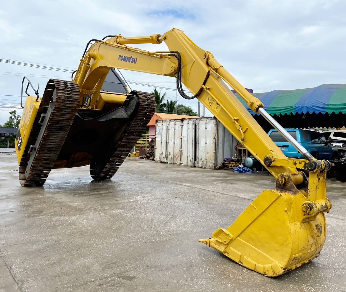 Komatsu 130-7เก่านอกระบบเต็มเอกสาร แจ้งจำหน่าย
