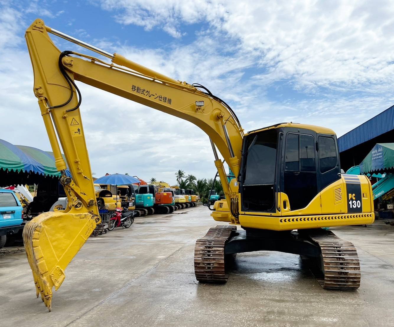 Komatsu 130-7เก่านอกระบบเต็มเอกสาร แจ้งจำหน่าย