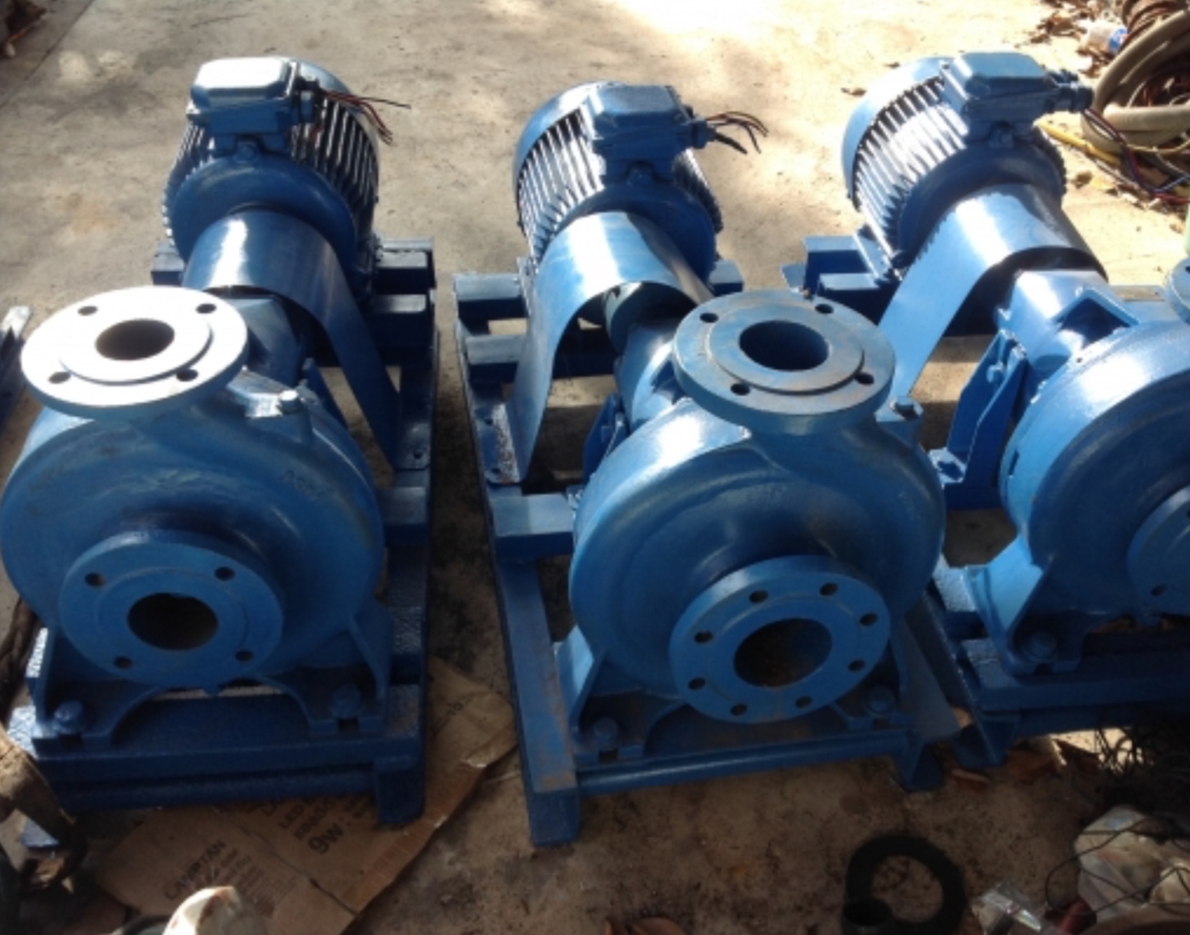 ขายปั้มน้ำหอยโข่งคาปีด้า 10 แรง ท่อดูด 4" ท่อออก 4" และ ท่อดูด 3" ท่อออก 3"