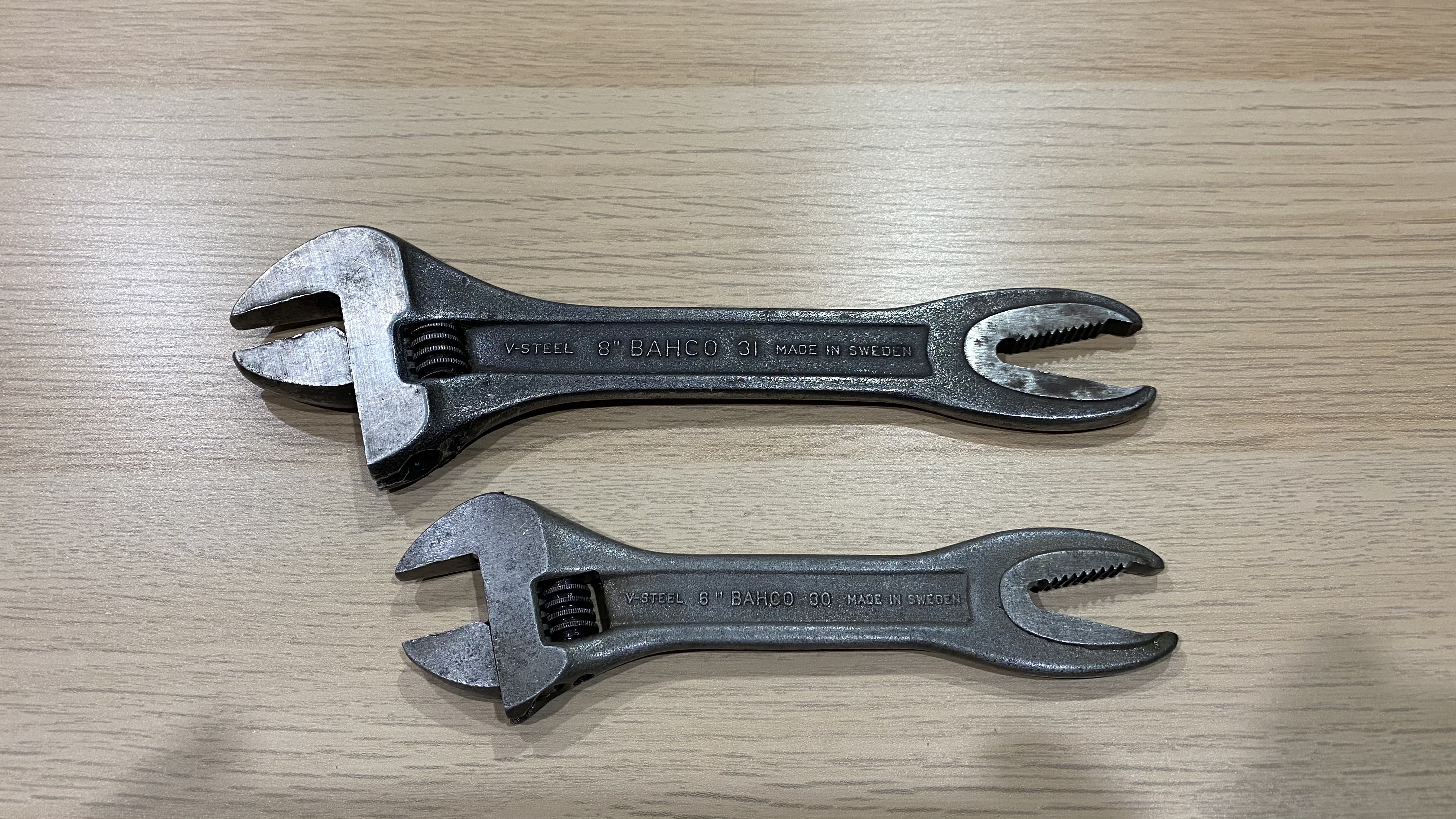 ประแจเลื่อน Bahco หางปลา 6" , 8"