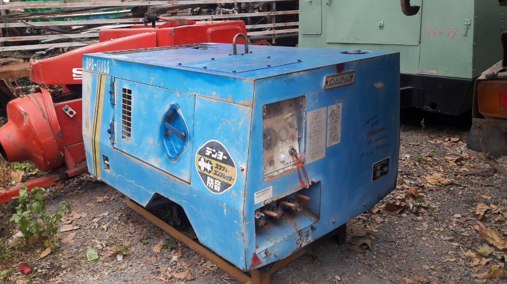 ขายเครื่องปั๊มลม DENYO DPS-130SS1 เก่านอก ขนาด 7 บาร์ 130 cfm