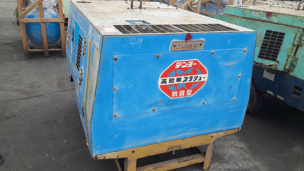 ขายเครื่องปั๊มลม DENYO DPS-130SS1 เก่านอก ขนาด 7 บาร์ 130 cfm
