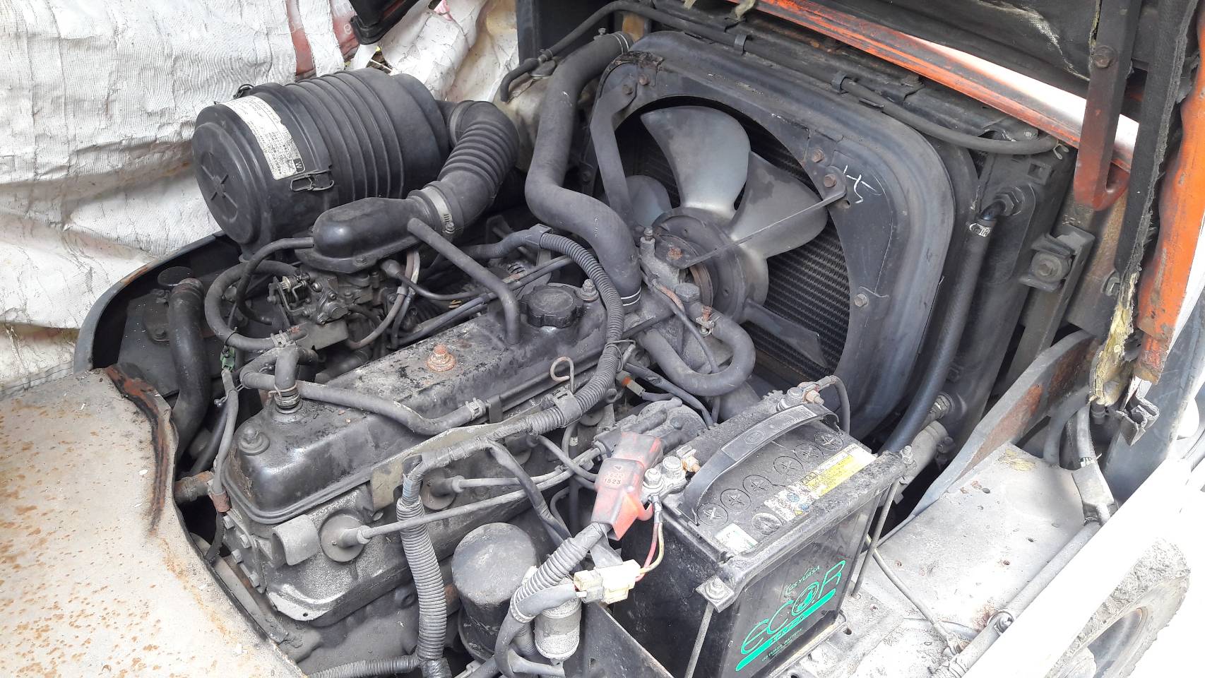 ขายรถฟอร์คลิฟต์ TOYOTA 6FG25 เบนซิน เกียร์ออโต้ ไมล์2955น 084-5424150 เน้นโทรคับ line id: rapinzat