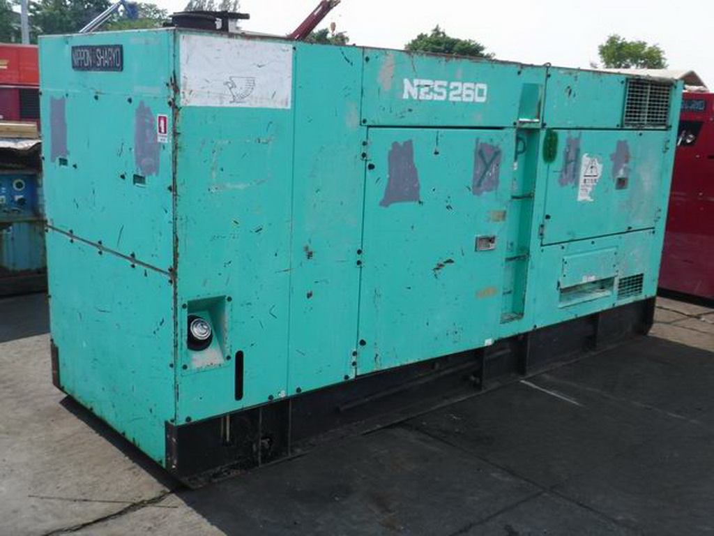 NIPPON SHARYO NES260 เครื่องปั่นไฟ ขนาด 225/260kva. เครื่อง Hino k13c มือสอง เก่าJAPAN 084-5424150 NIPPON SHARYO NES260 เครื่องปั่นไฟ ขนาด 225/260kva. เครื่อง Hino k13c มือสอง เก่าJAPAN 084-5424150