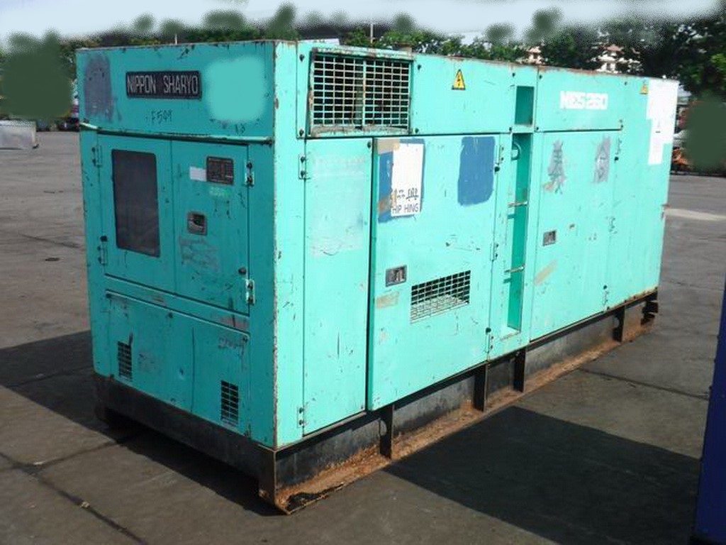 NIPPON SHARYO NES260 เครื่องปั่นไฟ ขนาด 225/260kva. เครื่อง Hino k13c มือสอง เก่าJAPAN 084-5424150 NIPPON SHARYO NES260 เครื่องปั่นไฟ ขนาด 225/260kva. เครื่อง Hino k13c มือสอง เก่าJAPAN 084-5424150