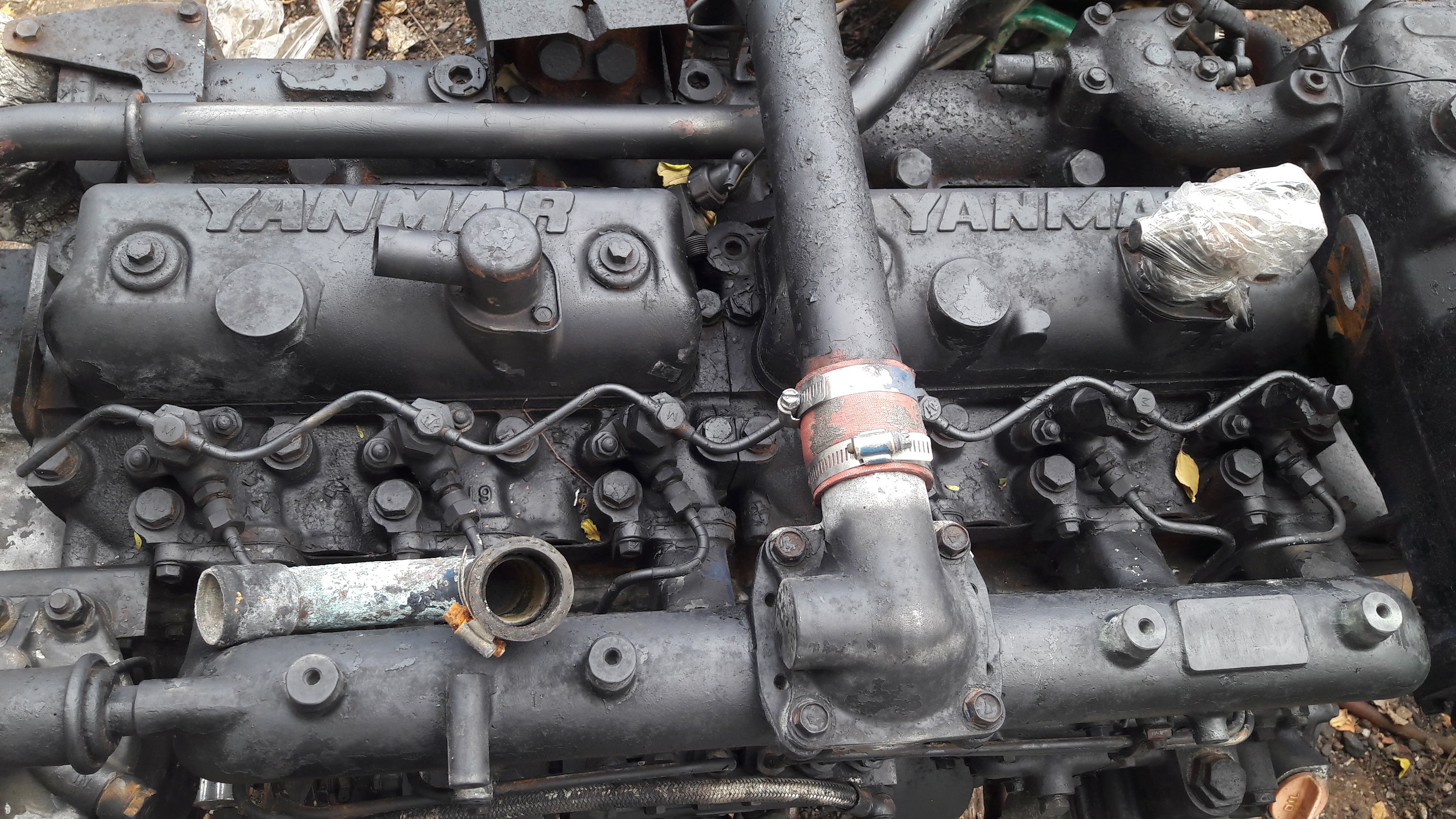 ขายเครื่อง YANMAR 6PHM-TZ 110PS TURBO เก่านอกนำเข้า โทร 084-5424150