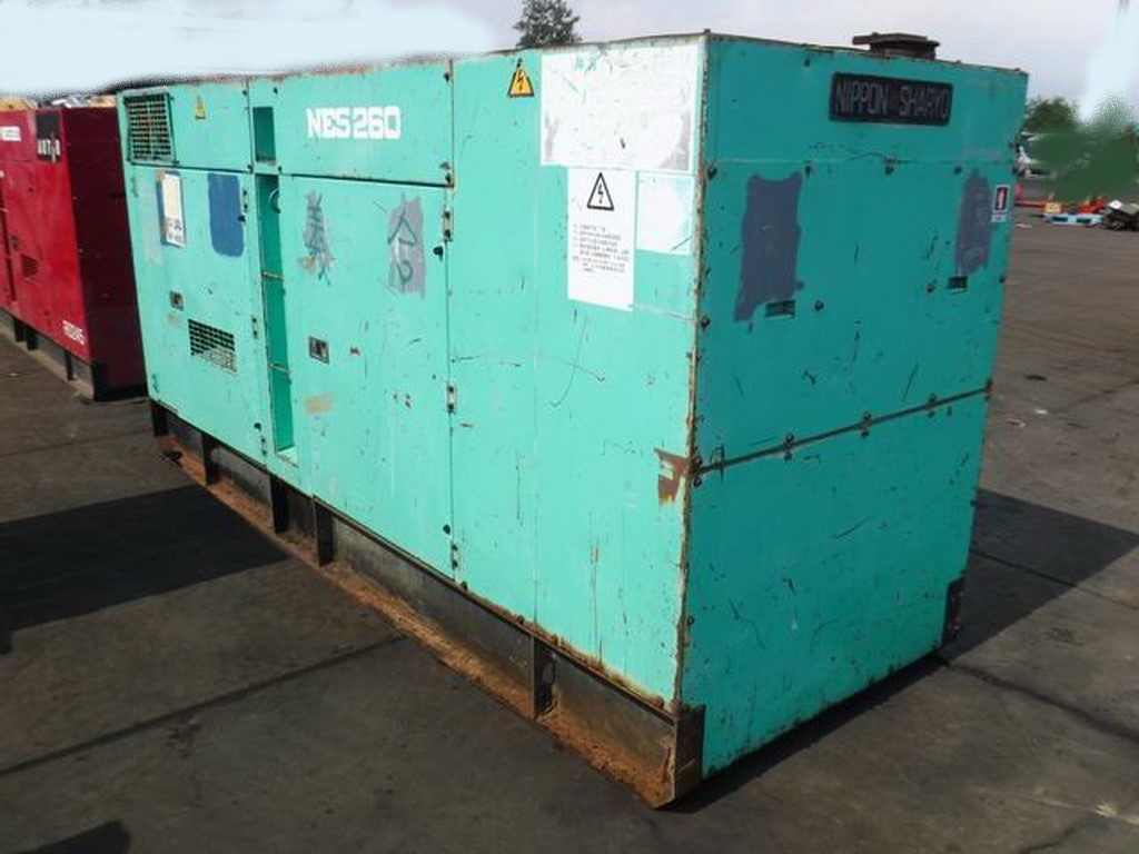 NIPPON SHARYO NES260 เครื่องปั่นไฟ ขนาด 225/260kva เครื่อง Hino k13c มือสอง เก่าJAPAN NIPPON SHARYO NES260 เครื่องปั่นไฟ ขนาด 225/260kva เครื่อง Hino k13c มือสอง เก่าJAPAN