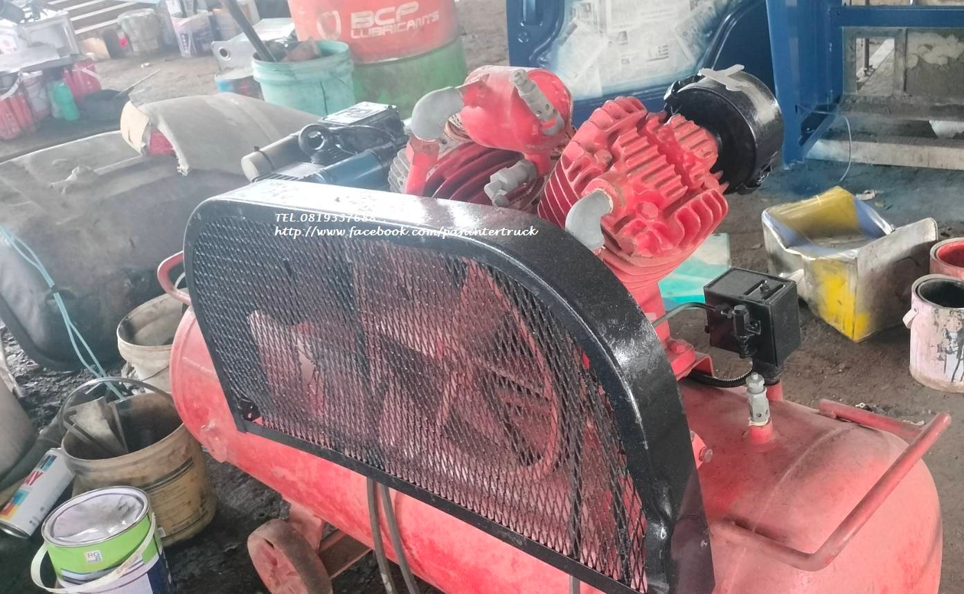 FROM JAPAN 26,000 Uาท งานนำเข้า #เครื่องปั๊มลม 155L.ลิตร #ELECTRIC AIR #COMPRESSOR #MEIJI #HITACHI