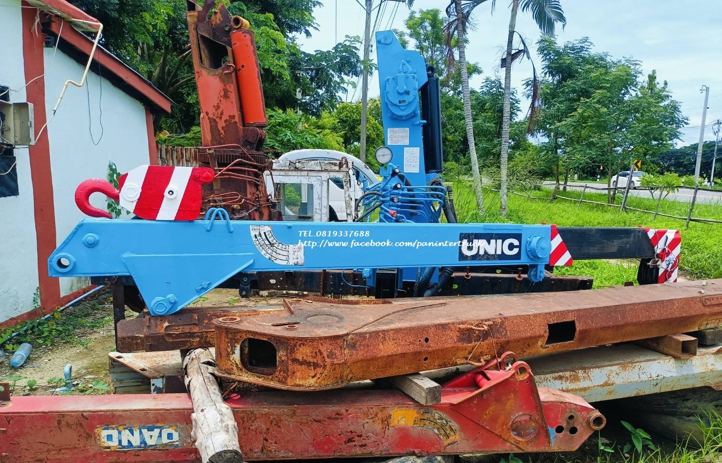 82,200 Uาท 🎉สินค้าเก่านอก #ยูนิค ขนาด 2ตัน TRUCK MOUNTED CRANE #UNIC UR20VL