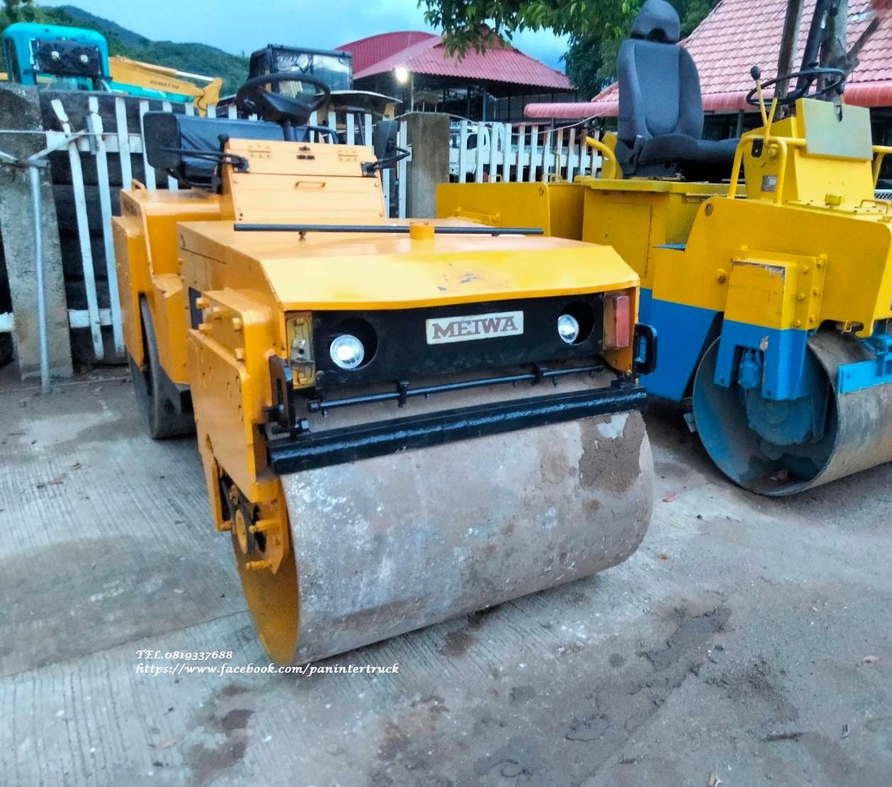 FROM JAPAN COMBINATION ROLLER รถบดไมว่า / 
ยังไม่เคยใช้งานในเมืองไทย ราคาเพียง 255,000 บาท
MEIWA MUC30W ขนาด3ตัน