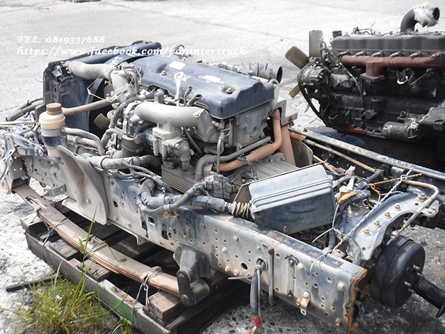 FROM JAPAN ขายถูกสุดๆ ราคาเพียง 99,000 บาท เครื่องยนต์พร้อมเกียร์ 
ตัดมาพร้อมคัสซี มีแหนบ มีเทอร์โบว์ ENGINE MITSUBISHI 4M42 -4 สูบ
 ขนาดประมาณ 130 แรงม้า