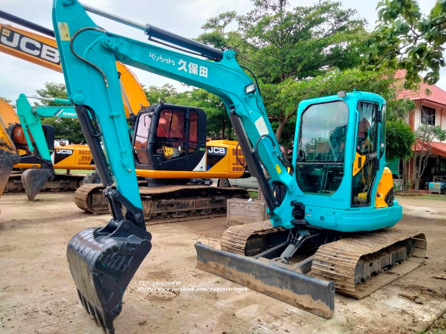 499,999 บาทรถขุดคูโบต้า ขนาด 5ตัน แอร์หนาว มีลายไปป์ปิ้ง ลายหัวเจาะ
 KUBOTA KX161-3SZ