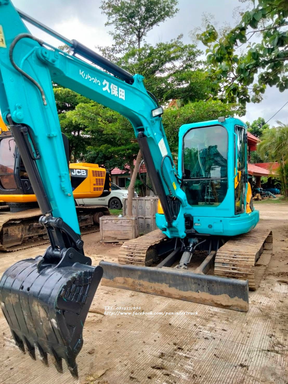 499,999 บาทรถขุดคูโบต้า ขนาด 5ตัน แอร์หนาว มีลายไปป์ปิ้ง ลายหัวเจาะ
 KUBOTA KX161-3SZ