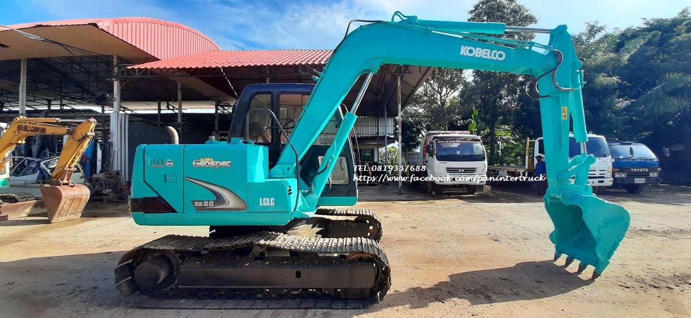 ราคาตัดส่งพ่อค้า 488,000 บาท รถขุด โกเบ HYD. EXCAVATOR KOBELCO #SK60 -3(มาร์คทรี) ราคาตัดส่งพ่อค้า 488,000 บาท รถขุด โกเบ HYD. EXCAVATOR KOBELCO #SK60 -3(มาร์คทรี)