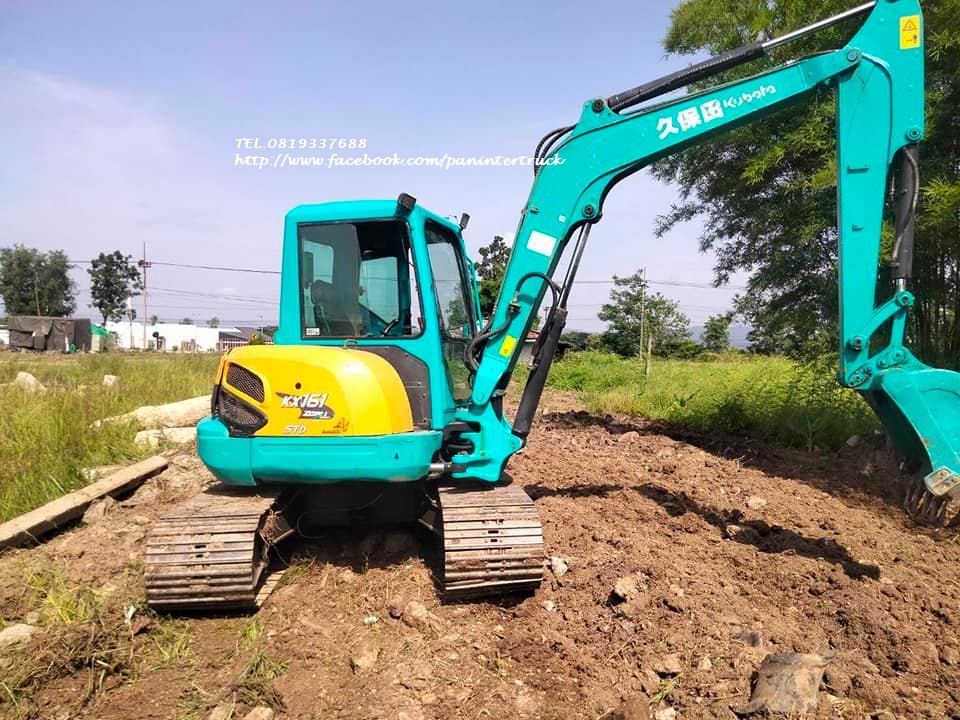 ราคาเพียง 500,000 บาทรถขุดคูโบต้า ขนาด 5ตัน
MINI. EXCAVATOR KUBOTA KX161-3SZ