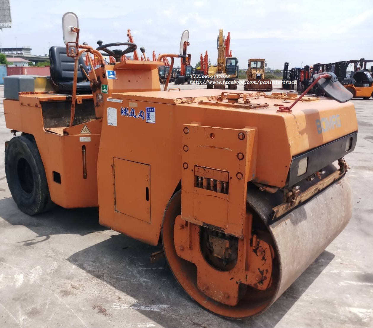 FROM JAPAN COMBINATION ROLLER รถบดBOMAG โบแมค BW131AC
ราคาเพียง 355,000 บาท