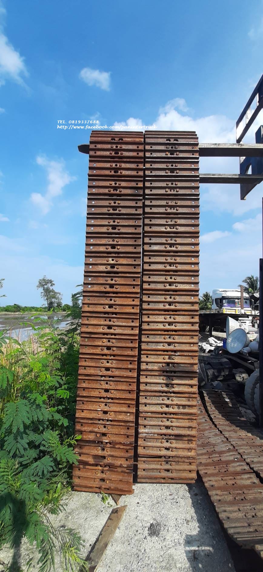 SALE FROM JAPAN TRACK SHOE
โซ่พร้อมแผ่นแทรค สำหรับรถขุดไซค์ 60,65,70,75