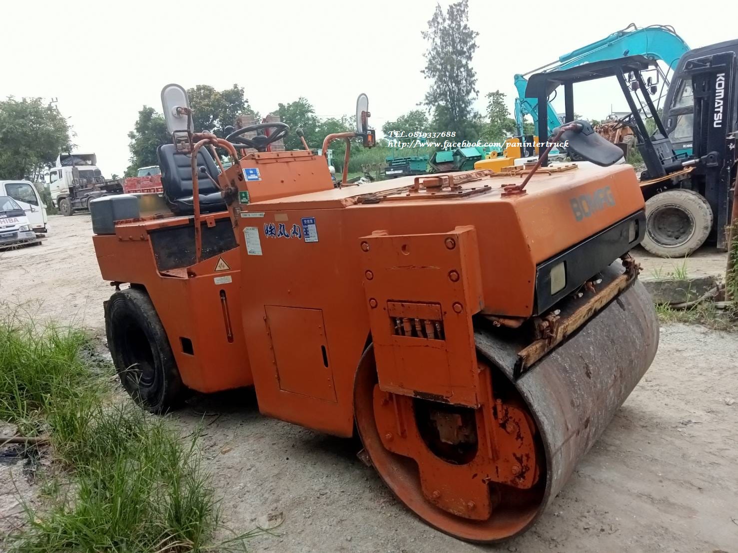 FROM JAPAN COMBINATION ROLLER รถบดBOMAG โบแมค BW131AC
ราคาเพียง 355,000 บาท