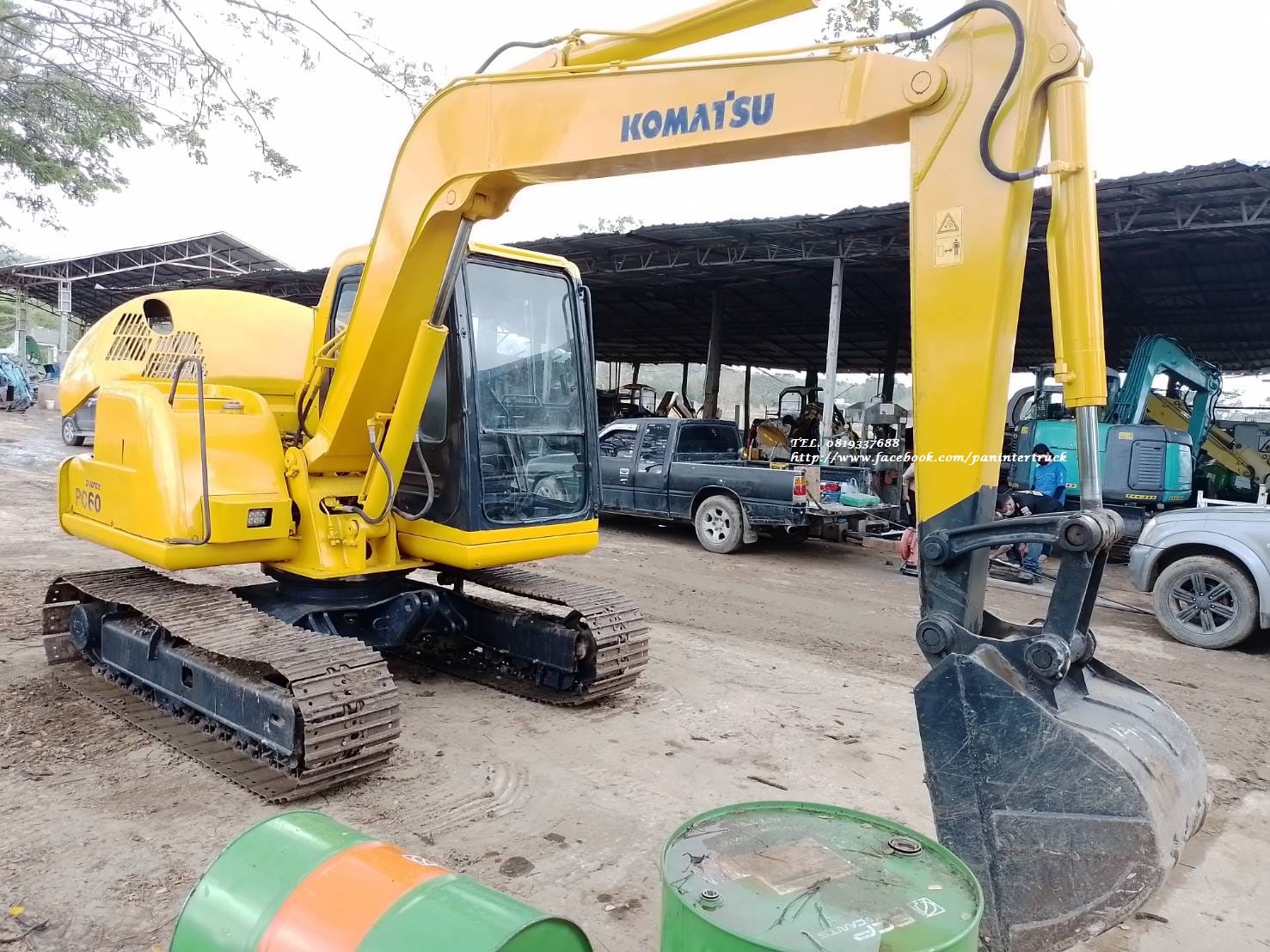 ขายรถขุดโคมัสสุ PC60 รุ่น 7 เก่านอกแท้ ขนาด 6 ตัน มีอินวอย
ราคาเพียง 522,000 บาท
HYD. EXCAVATOR KOMATSU PC60-7