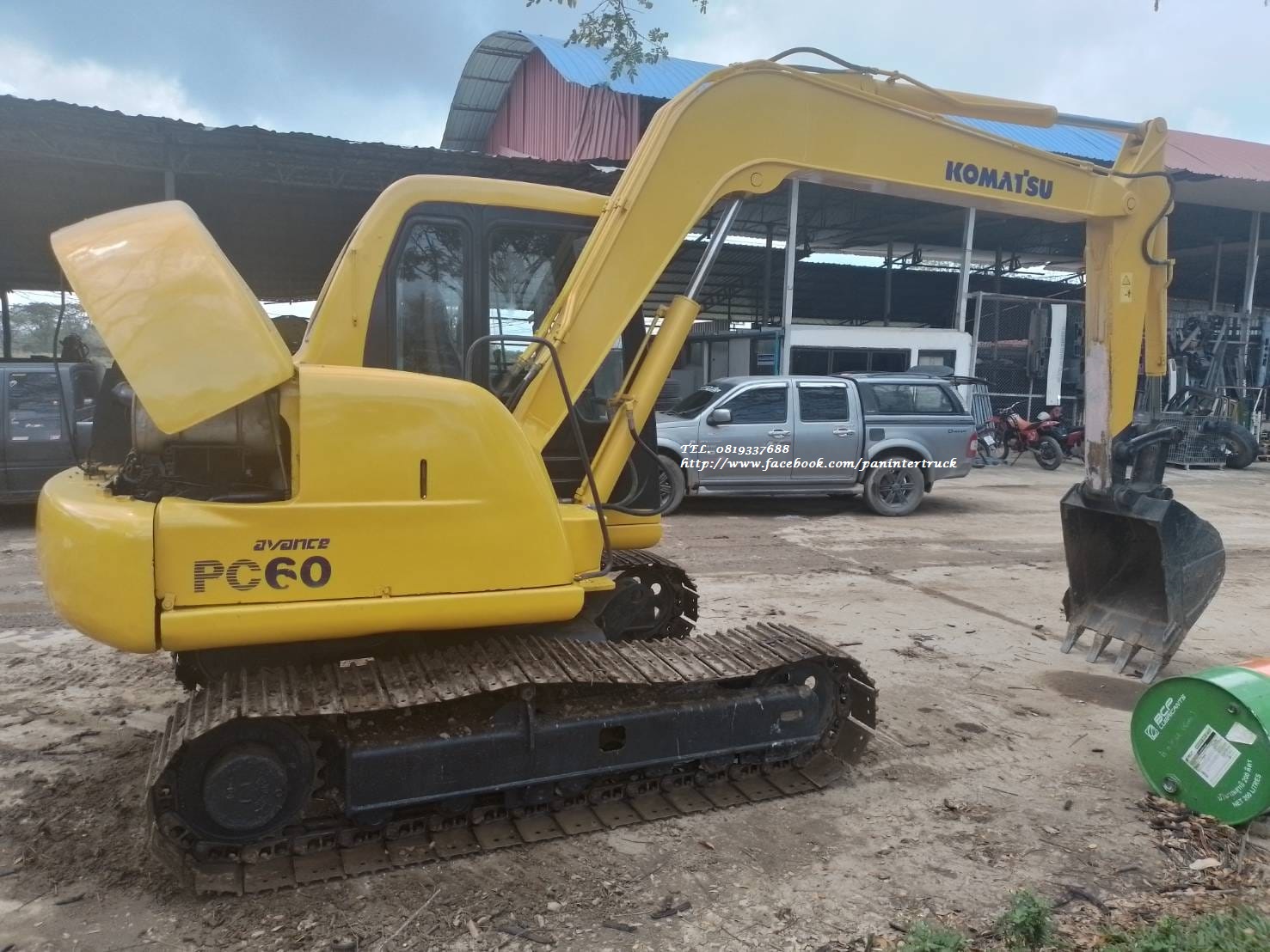 ขายรถขุดโคมัสสุ PC60 รุ่น 7 เก่านอกแท้ ขนาด 6 ตัน มีอินวอย
ราคาเพียง 522,000 บาท
HYD. EXCAVATOR KOMATSU PC60-7