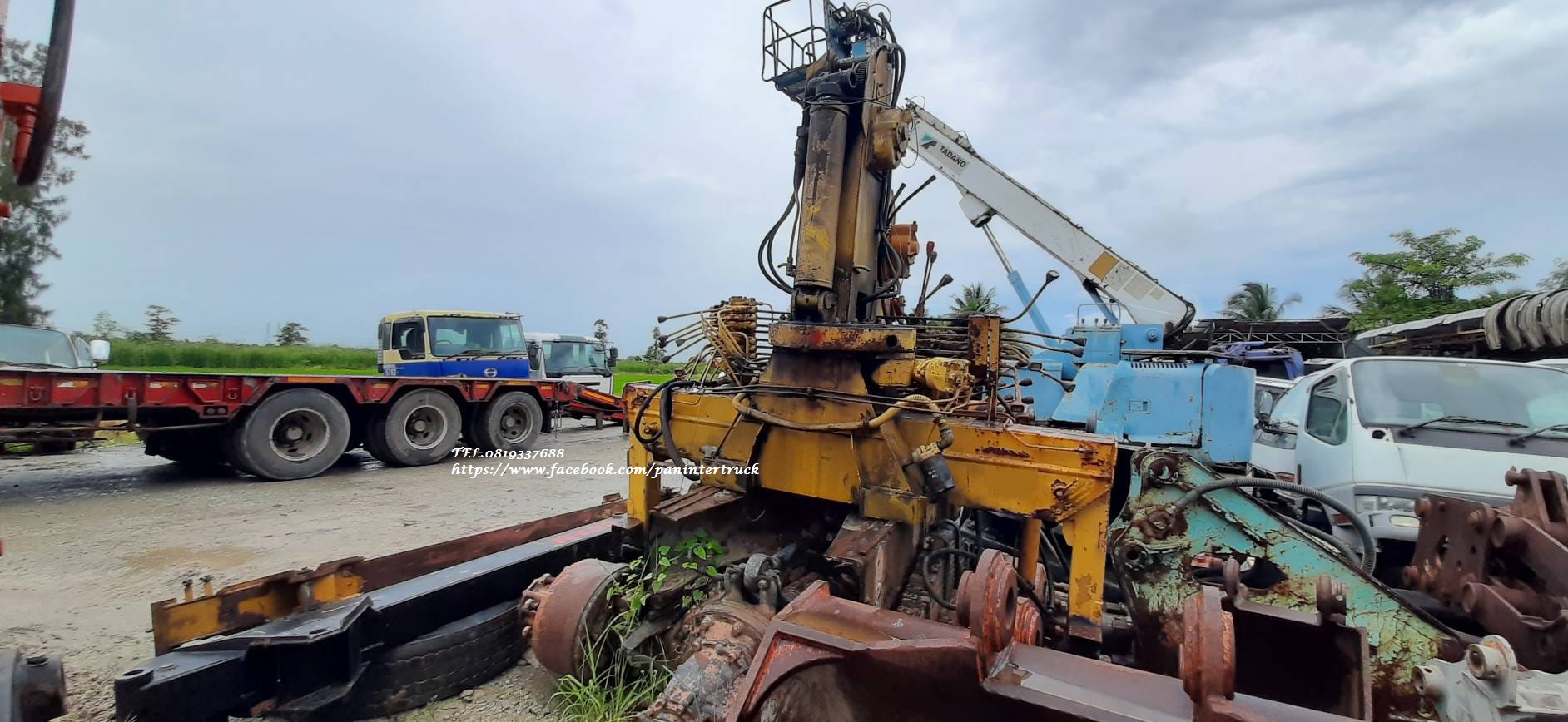 สินค้าเก่านอก NANSEI PC35HF ราคาเพียง 99,000 บาท 
เครนติดหลังรถบรรทุก สีเหลือง ขนาด 3ตัน 3ปลอก2ชัก