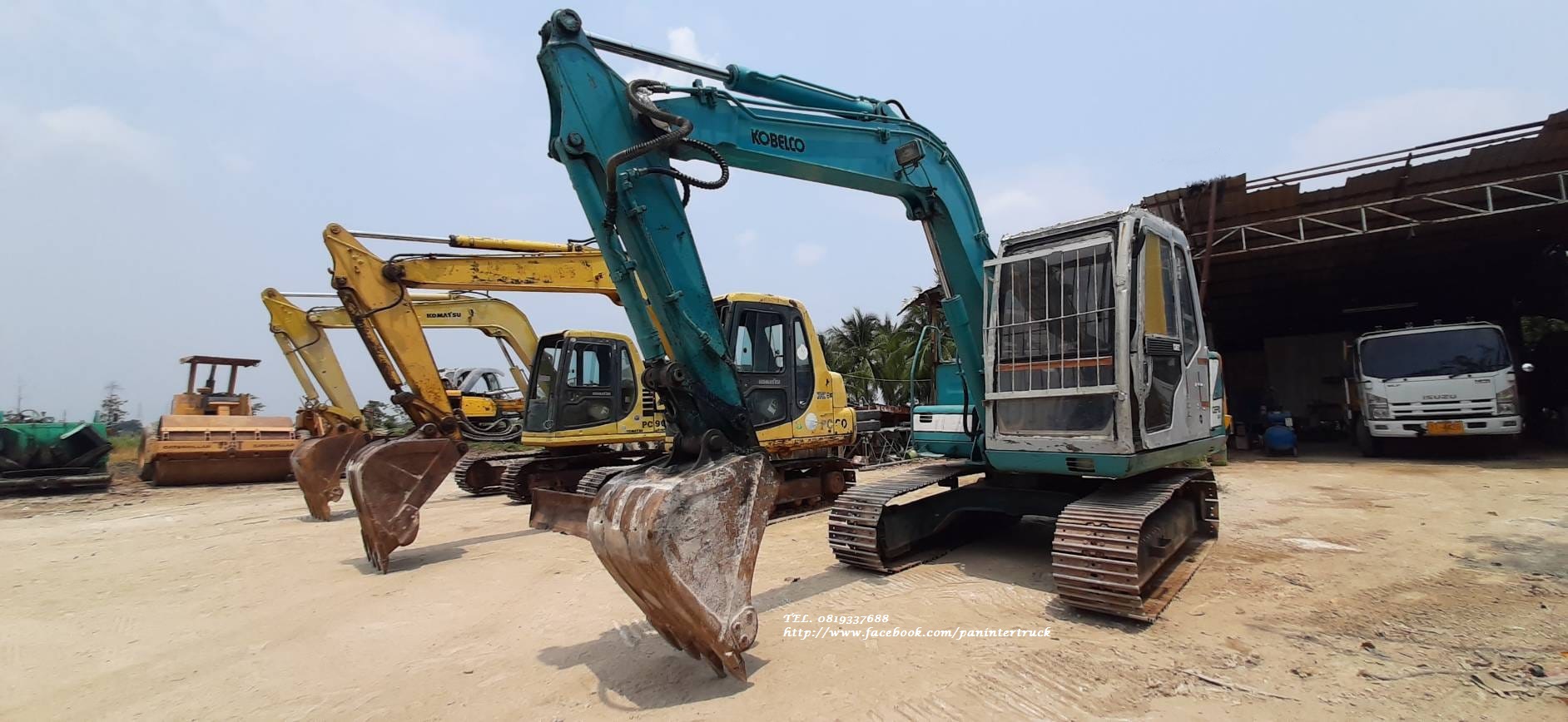 ราคาเพียง 550,000 บาท รถขุด โกเบ
HYD. EXCAVATOR KOBELCO SK60-1มาร์คทรี
มีลายไปป์ปิ้ง ลายหัวเจาะ