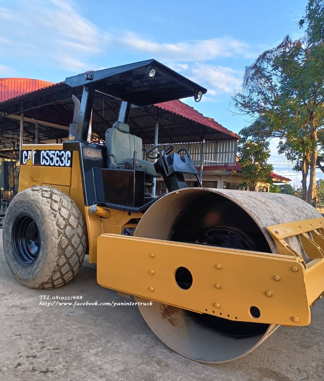 Vายถูกสุดๆ ราคาเพียง 599,000 บาท  มีเล่มทะเบียน
รถบดสั่นสะเทือน ล้อเรียบ แคท CATERPILLAR CS563C -7GG
ขนาด10ตัน