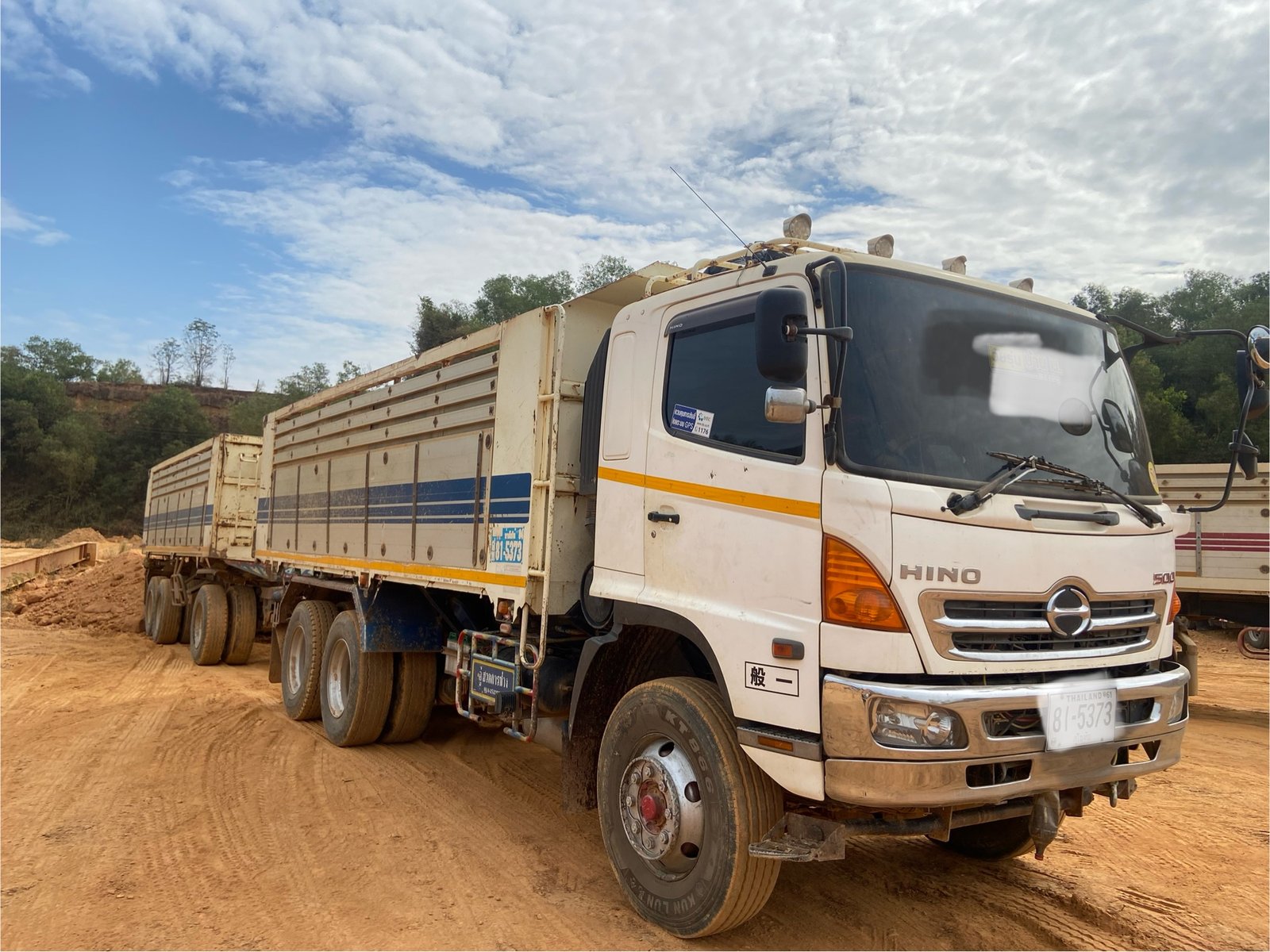 รถบรรทุก HINO FM1A344ปี55พ่วงแม่ลูก3คาน รถบรรทุก HINO FM1A344ปี55พ่วงแม่ลูก3คาน
