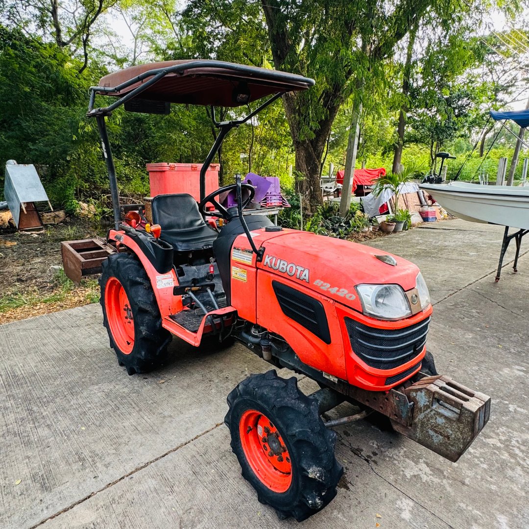 Kubota B2420 ใช้น้อย อุปกรณ์ต่อท้ายครบ เล่มทะเบียนชุดโอนครบ มือเดียว อยุธยา
