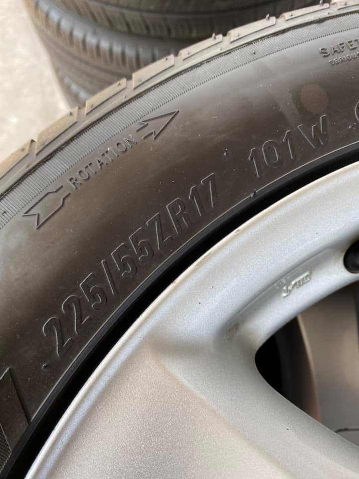 ล้อ isuzu D-Max ขอบ17 6รู139.7 สภาพสวย พร้อมยาง MAXXIS I-Pro 225/55-17 ปี20