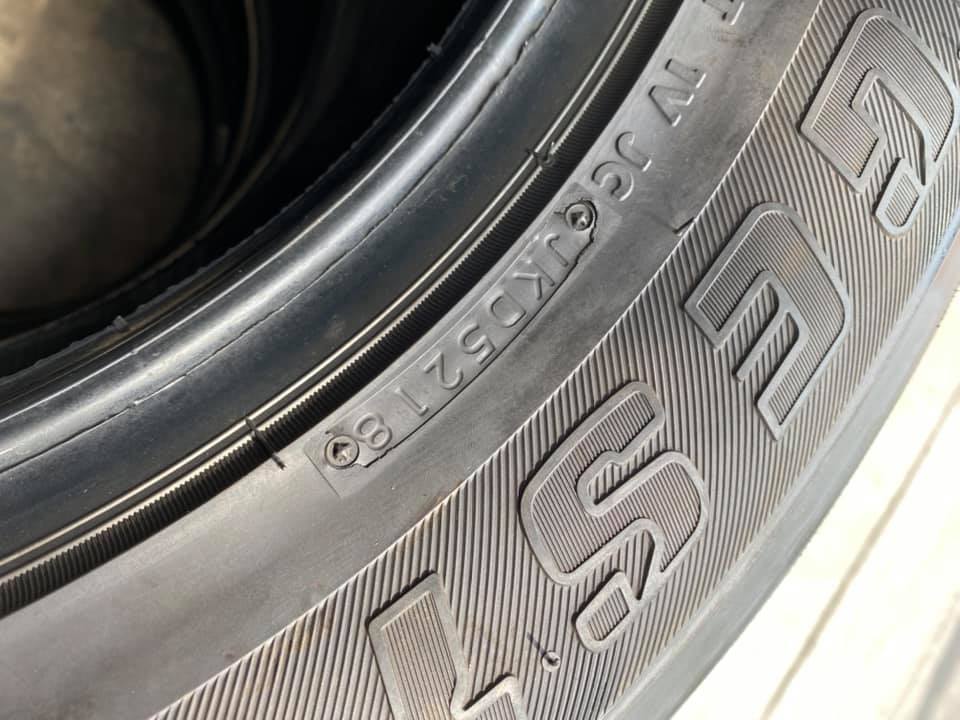 ยางถอดป้ายแดง BRIDGESTONE DUELER H/T684II 255/60R18 ปลายปี18