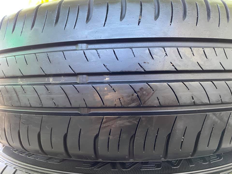 ล้อ HONDA City รุ่นท็อป ขอบ16 4รู100 สภาพใหม่ ไร้ร้อย พร้อมยาง DUNLOP 185/55-16 ปี17