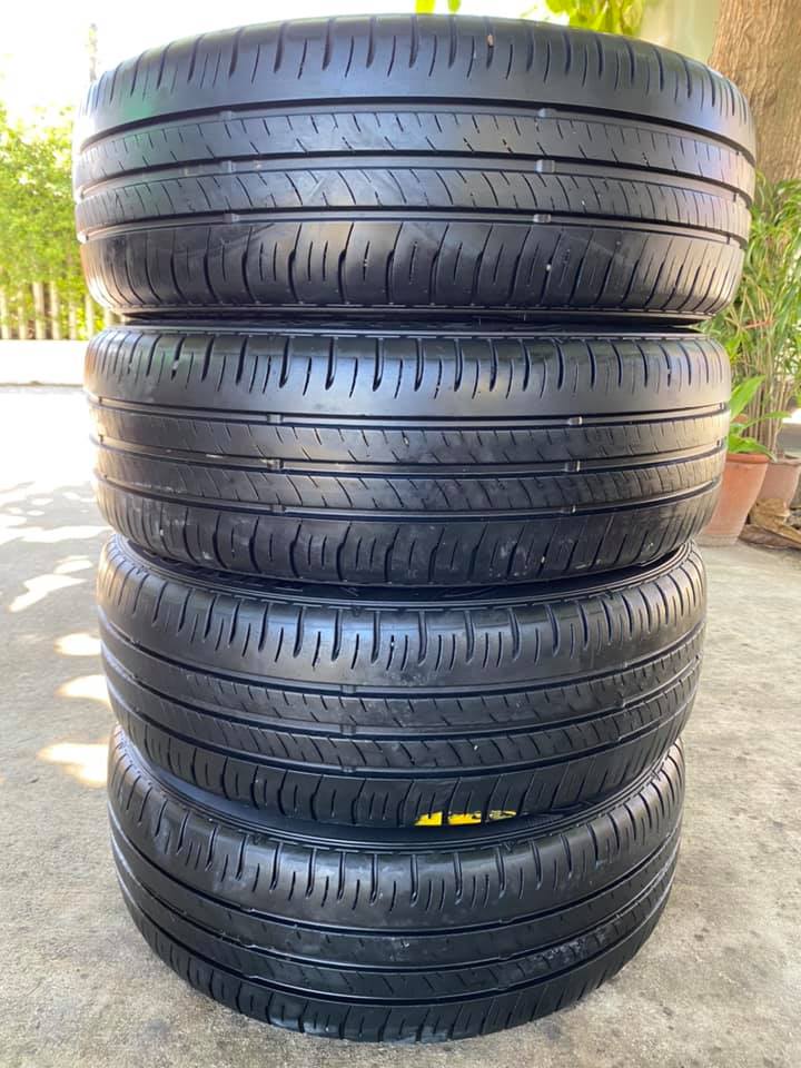 ล้อ HONDA City รุ่นท็อป ขอบ16 4รู100 สภาพใหม่ ไร้ร้อย พร้อมยาง DUNLOP 185/55-16 ปี17
