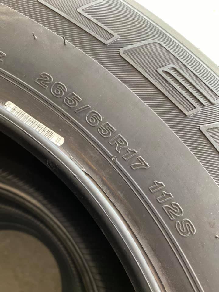 ยางใหม่ BRIDGESTONE DUELER H/T 684II 265/65-17 ปี21