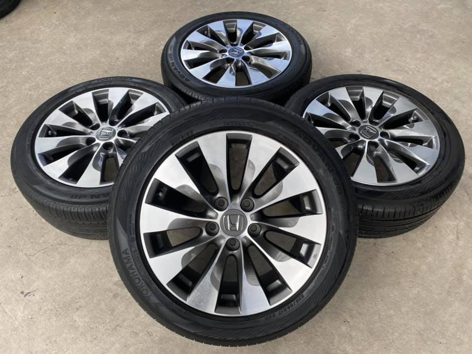 ล้อ HONDA Accord G8 MC 17/7.5 5114.3 ET55 พร้อมยาง YOKOHAMA ADVAN dB V552 (MADE IN JAPAN) 225/50-17 