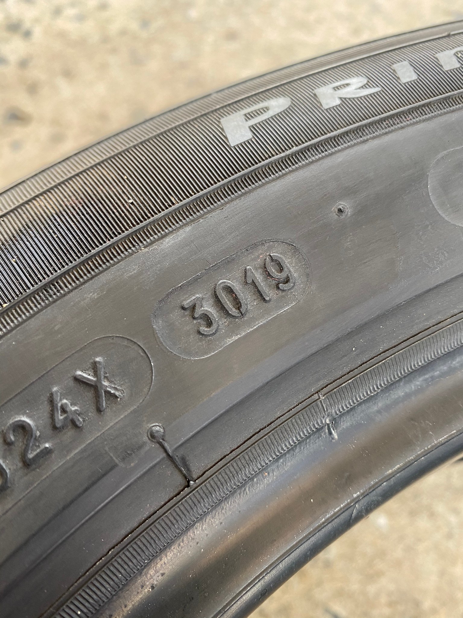 ยาง Michelin PRIMACY 3ST 225/50-17 ปี19
