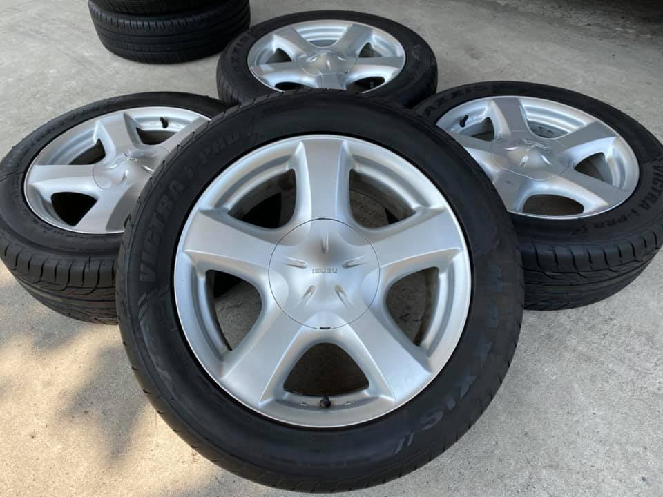 ล้อ isuzu D-Max ขอบ17 6รู139.7 สภาพสวย พร้อมยาง MAXXIS I-Pro 225/55-17 ปี20