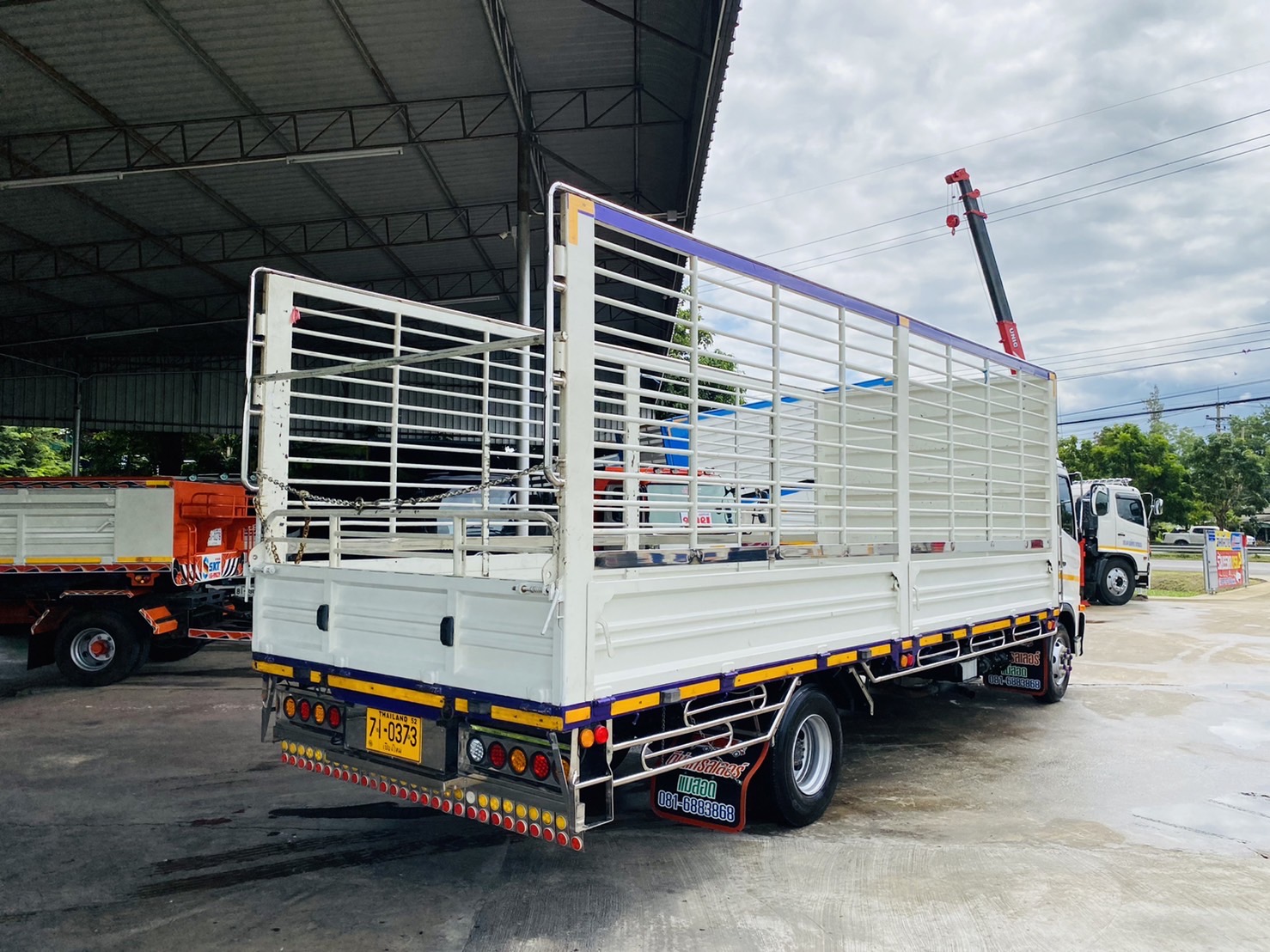 รถ10เดือน NEW FC9J DOMINATOR 175  กะบะเหล็กพร้อมคอก ยาว 6.60 เมตร  วิ่ง 65,822กิโลเมตร ร  สภาพน้องๆป้ายเเดงสวยๆพร้อมใช้งาน จดทะเบียนปี 2564 ( 2021 ) ราคา1,450,000 บาท