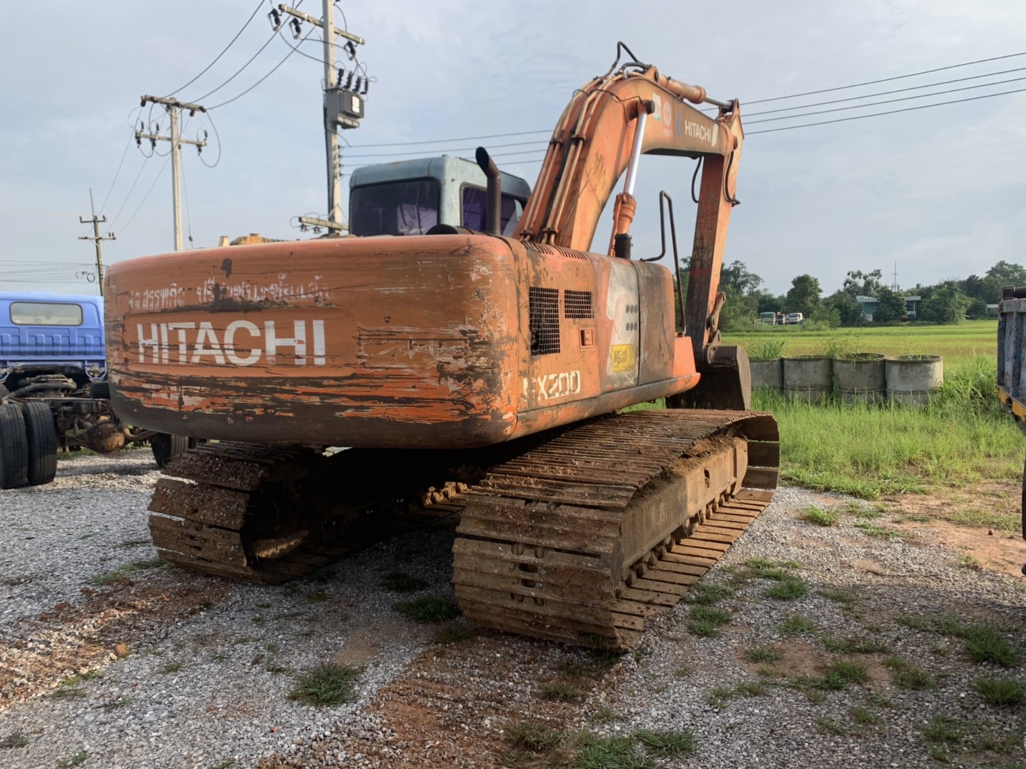 ขายแมคโคร Hitachi EX200 6 สูบ เอกสารทะเบียนพร้อมโอน รถใช้งานปกติ