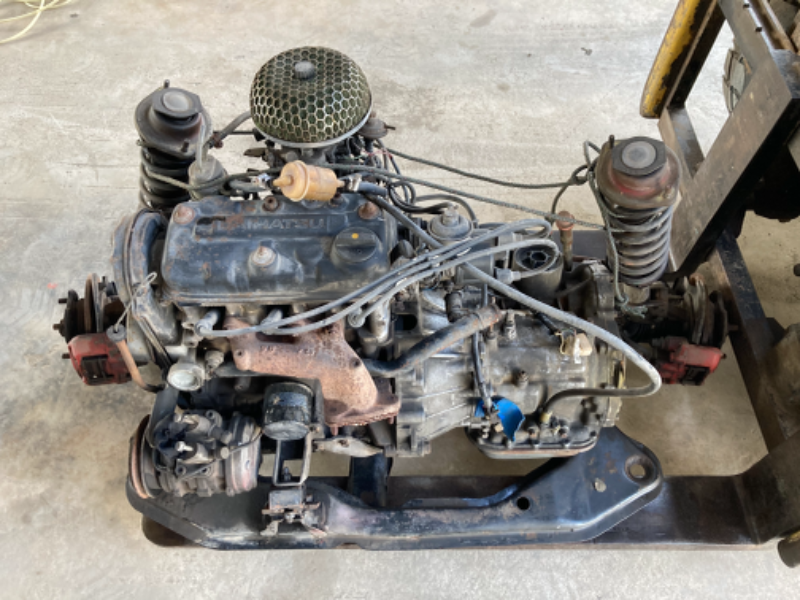 ขายเครื่องยนต์รถ DAIHATSU MIRA L80 ED10 ออโต้ 847 ซีซี