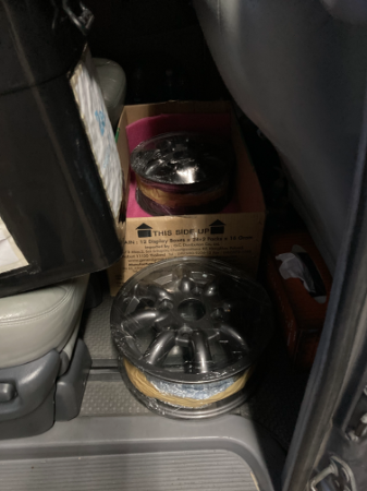 ขายล้อแม็กซ์กล้วย 12" 4 รู 110 กว้าง 4.5" ET40 ญี่ปุ่นแท้