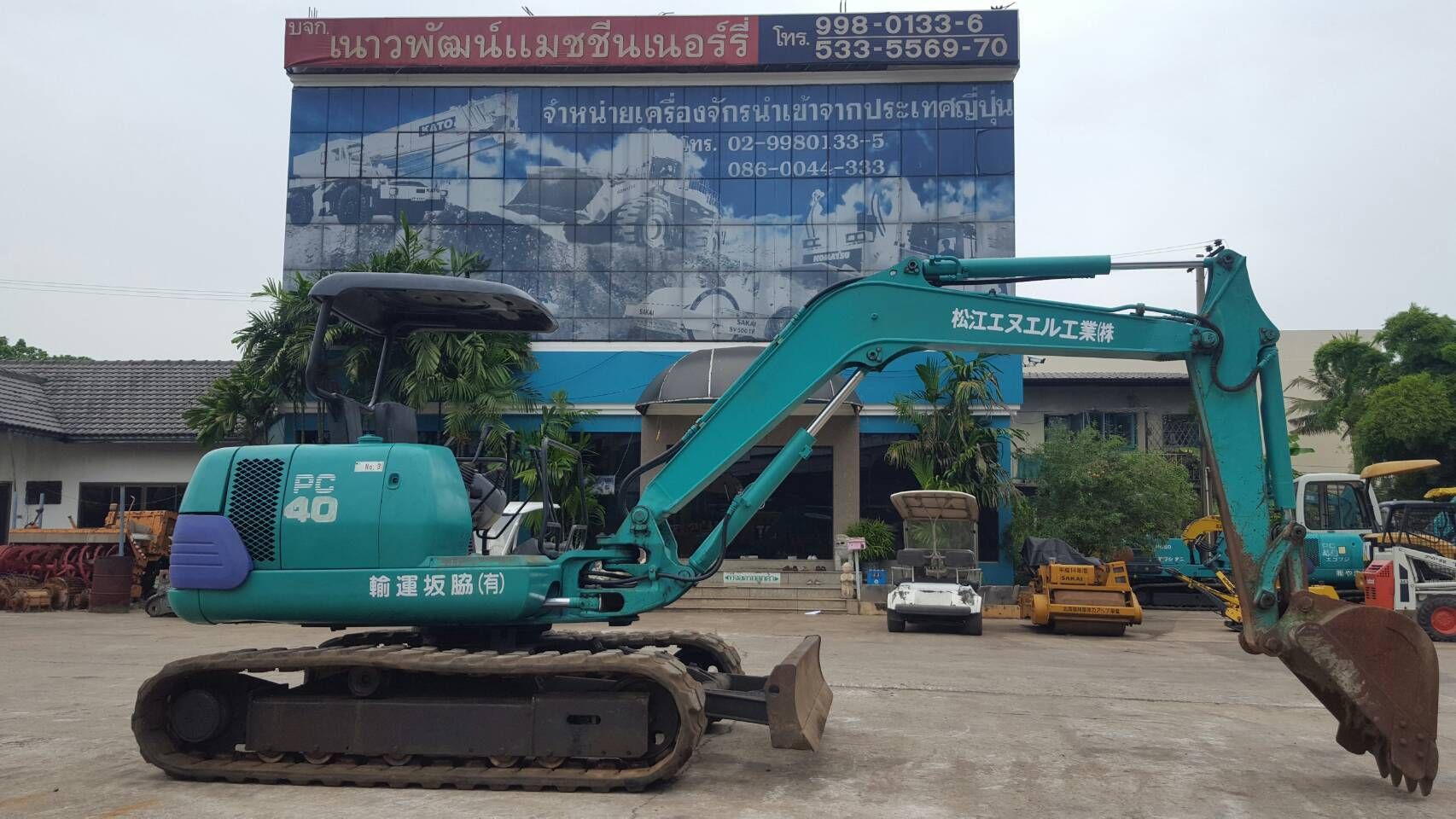 Komatsu PC40-7 นำเข้าจากญี่ปุ่น สภาพพร้อมใช้งาน 