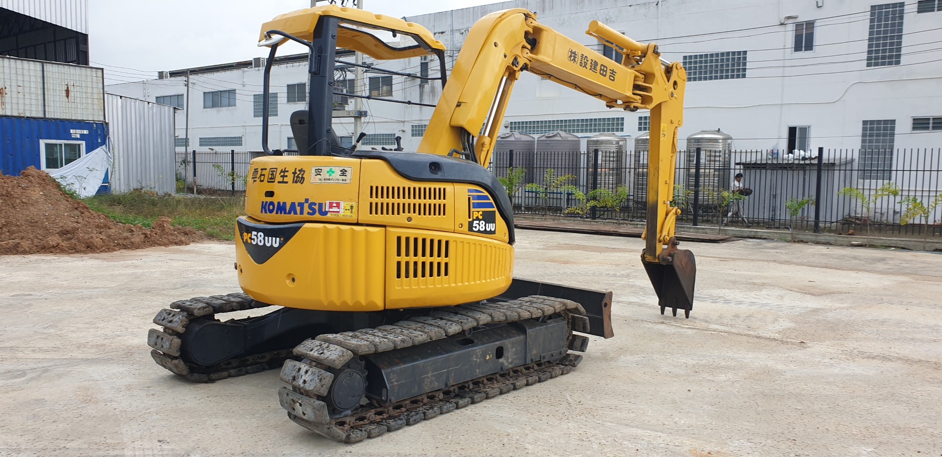 Komatsu PC58UU-3E0 นำเข้าจากญี่ปุ่น สภาพพร้อมใช้งาน โทร 089-0080077 089-0050007 086-0044333 065-8844 Komatsu PC58UU-3E0 นำเข้าจากญี่ปุ่น สภาพพร้อมใช้งาน โทร 089-0080077 089-0050007 086-0044333 065-8844