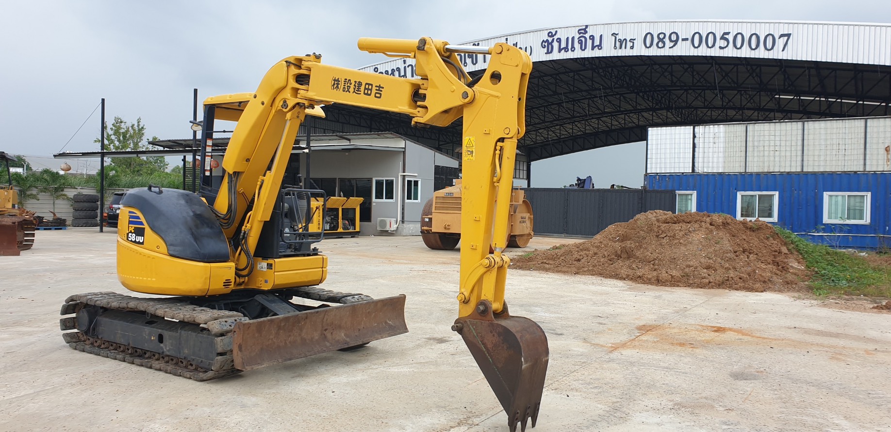 Komatsu PC58UU-3E0 นำเข้าจากญี่ปุ่น สภาพพร้อมใช้งาน โทร 089-0080077 089-0050007 086-0044333 065-8844