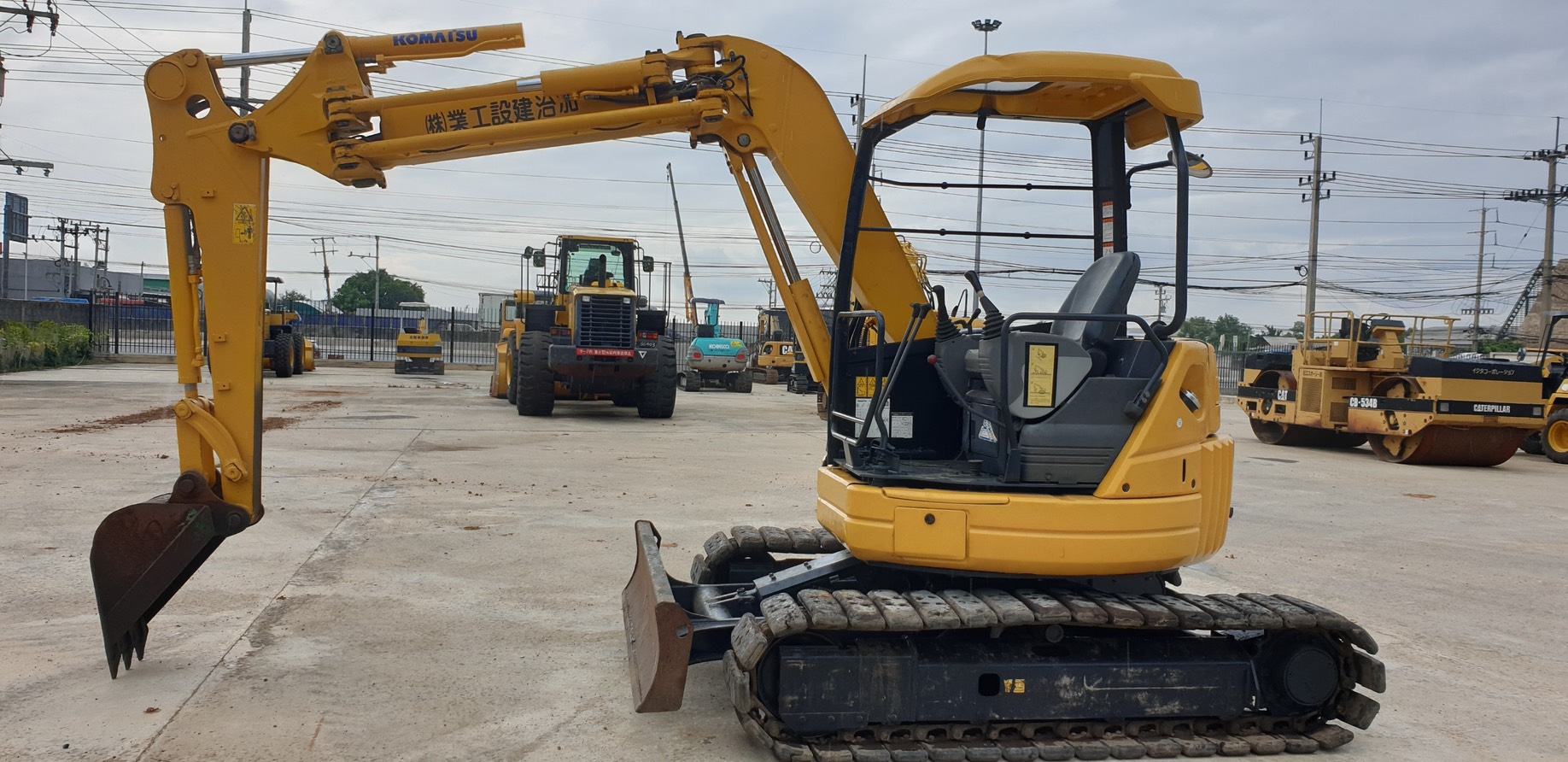 Komatsu PC58UU-3E0 นำเข้าจากญี่ปุ่น สภาพพร้อมใช้งาน โทร 089-0080077 089-0050007 086-0044333 065-8844
