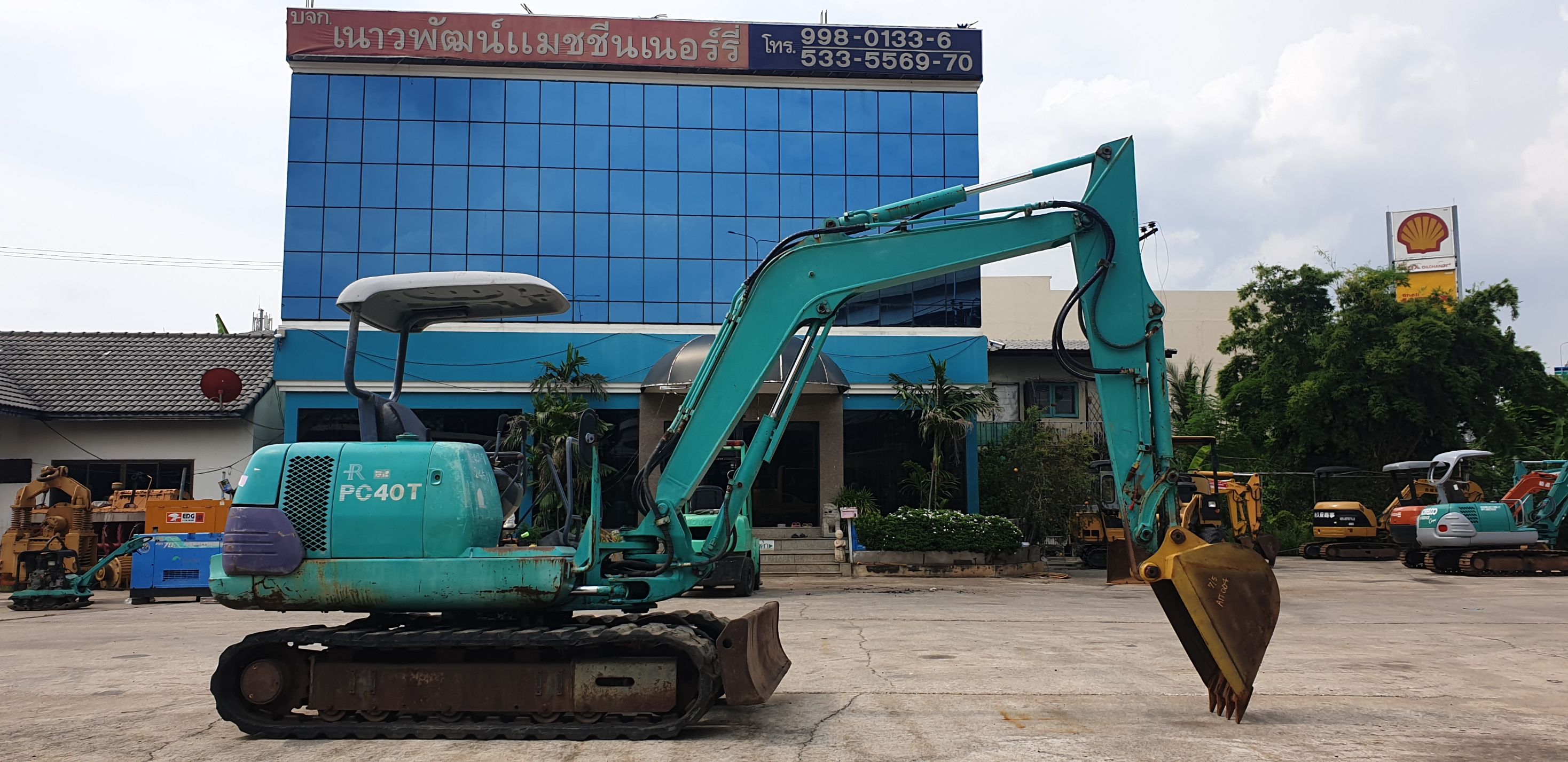 Komatsu PC40T-7 นำเข้าจากญี่ปุ่น สภาพพร้อมใช้งาน โทร 089-0080077 089-0050007 086-0044333 065-8844400