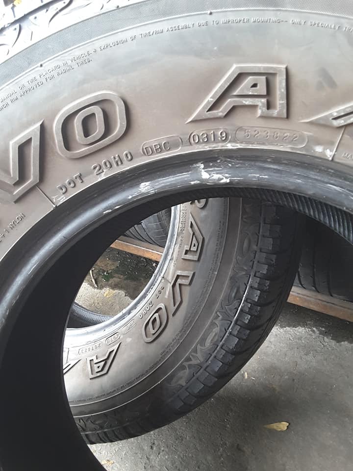 Maxxis AT 265-70-16 ปี19 มี2เส้น Maxxis AT 265-70-16 ปี19 มี2เส้น