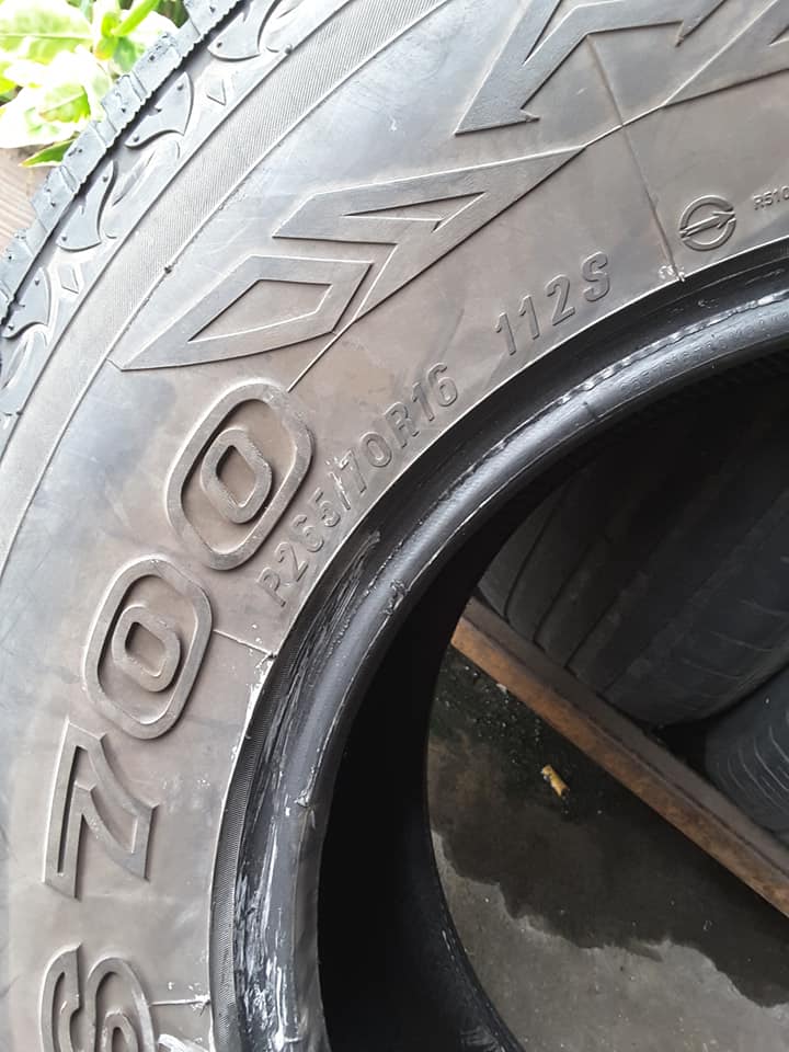 Maxxis AT 265-70-16 ปี19 มี2เส้น Maxxis AT 265-70-16 ปี19 มี2เส้น